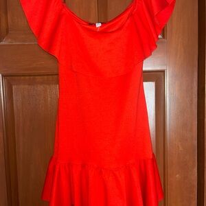 Urban Outfitters Vibrant Red Dress